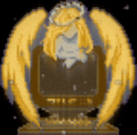Angel resting upon a computer - S0ich1r0 REmix